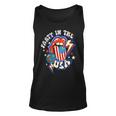 Groovy Disco Funny Party In The Us July 4Th Usa Patriotic Unisex Tank Top