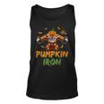 Halloween Gym Workout Pumpkin Iron Motivation For Tank Top