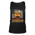 Halloween Trumpkin Vintage Us Flag Trump Adult Halloween Tank Top Halloween Trumpkin Vintage Us Flag Trump Adult Halloween Tank Top