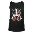 Halloween Twin Pregnant Skeleton Twins Baby Xray Rib Cage Tank Top