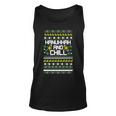 Hanukkah Sweater And Chill Ugly Christmas Sweater Tank Top