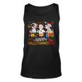 Happy Hallothanksmas Santa Cow Halloween Thanksgiving Tank Top