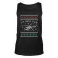 Helicopter Ugly Christmas Sweater Heli Pilot Tank Top