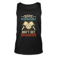 Hilarious Pickleball Retro Dink Responsibly Dont Get Smashed Tank Top