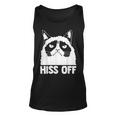 Hiss Off Funny Cat Lover Cute Cat Graphic Unisex Tank Top