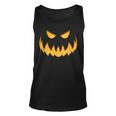 Horror Pumpkin Scary Disguise Evil Laugh Halloween Pumpkin Scary Tank Top