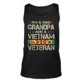 Im A Dad Grandpa And Vietnam Veteran Fathers Day Retro Unisex Tank Top