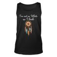 I'm Not As White As I Look Native American Day With Feathers Tank Top