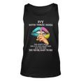 Ivy Name Gift Ivy With Three Sides Unisex Tank Top