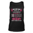 Jazmin Name Gift And God Said Let There Be Jazmin V2 Unisex Tank Top