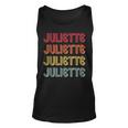Juliette Gift Name Personalized Retro Vintage 90S Birthday Unisex Tank Top