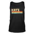 Katz Surname Retro Vintage 80S 90S Birthday Reunion 90S Vintage Tank Top