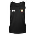 Lebanon Number 10 Soccer Flag Football Lebanese Unisex Tank Top