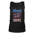 Legends Were Born In July 2001 18Th Birthday Gift Unisex Tank Top