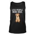 Less People More Dogs Norfolk Terrier Funny Introvert Unisex Tank Top