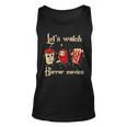 Let's Watch Horror Movies Halloween Costume Hot Dog Tank Top