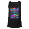 Level 6 Unlocked Awesome Since 2017 6Th Birthday Gaming Kids Unisex Tank Top