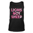 Lions Not Sheep Pink Camo Camouflage Unisex Tank Top