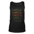 Love Heart Layla GrungeVintage Style Black Layla Unisex Tank Top
