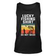 Lucky Fishing Do Not Wash Vintage Fishing Lover Gag Gag Tank Top