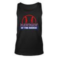 Mawmaw Of Rookie 1St Birthday Baseball Theme Matching Party Tank Top