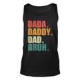 Men Dada Daddy Dad Bruh Funny Father Vintage Fathers Day Unisex Tank Top