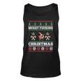 Merry Fucking Christmas Adult Humor Offensive Ugly Sweater Tank Top