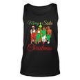 Merry Sista Christmas Melanin Ugly Xmas Sweater Best Friends Tank Top