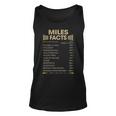 Miles Name Gift Miles Facts Unisex Tank Top