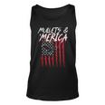 Mullets Merica Eagle Us American Flag 4Th Of July Patriotic Unisex Tank Top