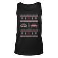 Muscle Cars Drag Racing Ugly Christmas Sweater Tank Top