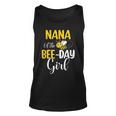 Nana Of The Bee Day Girl Birthday Party Matching Unisex Tank Top