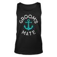 Nautical Groomsmen Gift Wedding Party Grooms Mate Anchor Unisex Tank Top