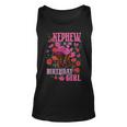 Nephew Of The Birthday Girl Cowgirl Boots Pink Matching Unisex Tank Top