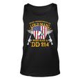 Never Underestimate An Old Man Who Has A Dd214 Alumni Gift Unisex Tank Top