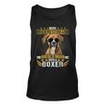Never Underestimate An Old Man With Picture A Boxer Dog Unisex Tank Top