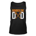 Number One Dad Lax Player Father Lacrosse Stick Lacrosse Dad Unisex Tank Top