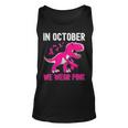 In October We Wear Pink Breast Cancer Tank Top
