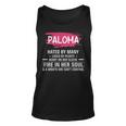 Paloma Name Gift Paloma Hated By Many Loved By Plenty Heart Her Sleeve V2 Unisex Tank Top