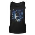 Papillon Dog Starry Night Dogs Lover Gifts Graphic Unisex Tank Top