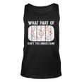 What Part Of Hockey Dont You Understand Hockey Player Tank Top