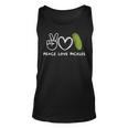 Peace Love Pickles Retro Pickles Lover Food Lover Unisex Tank Top