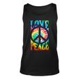 Peace Sign Love60S 70S Tie Die Hippie Costume Tank Top