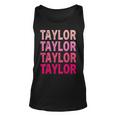 Personalized Name Taylor I Love Taylor Tank Top