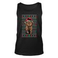 Poodle Ugly Christmas Sweater Tank Top