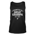 Promoted To Great Grandpa 2024 Soon To Be Great Grandfather Unisex Tank Top