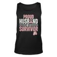 Proud Husband Of Survivor Breast Cancer Survivor Awareness Tank Top