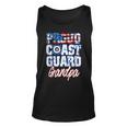 Proud Patriotic Usa Coast Guard Grandpa Usa Flag Men Grandpa Tank Top