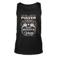 Pulver Name Gift Pulver Blood Runs Through My Veins Unisex Tank Top