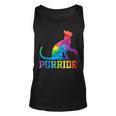 Purride Cat Gay Pride Lgbt Month 2023 Lgbt Love Cat Gift Unisex Tank Top